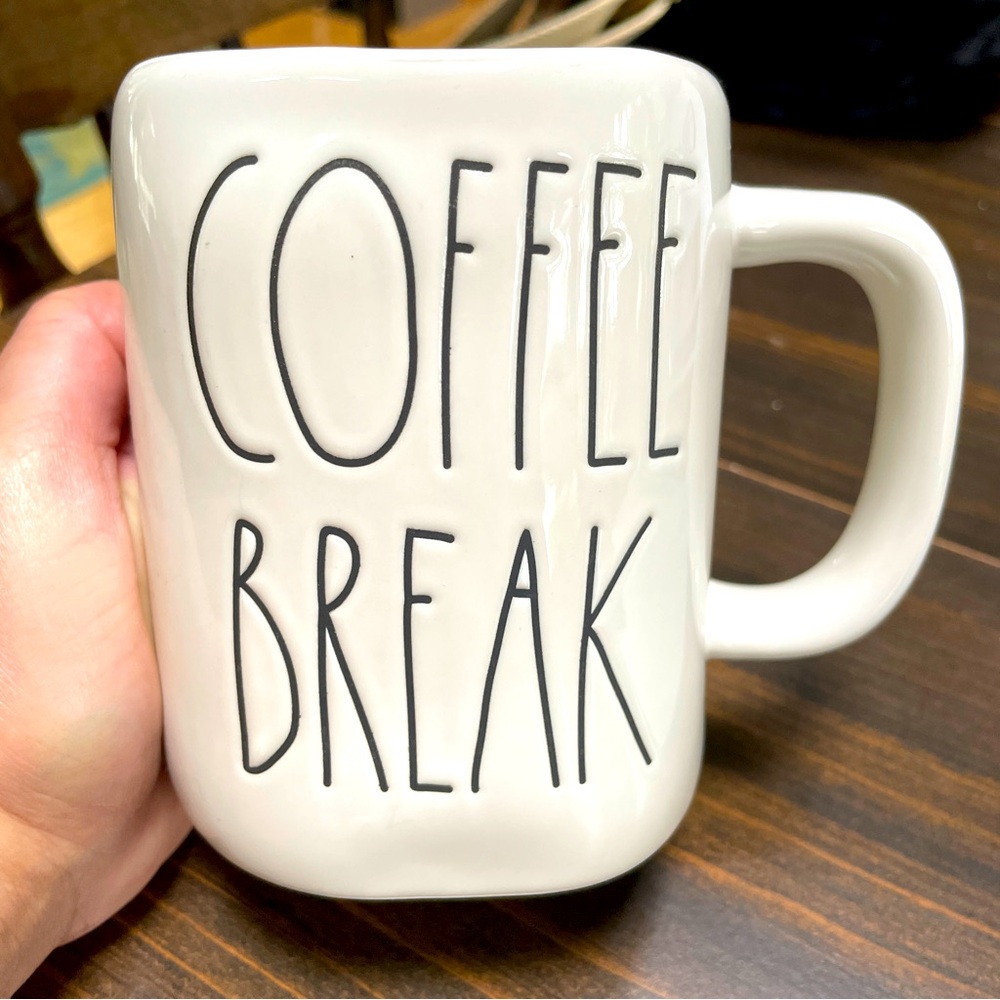Rae Dunn "COFFEE BREAK" Artisan Collection by Magenta Coffee Mug
